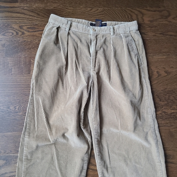 Vintage Tommy Hilfiger Men's Tan Corduroy Pants sz.34×30 - Picture 4 of 9